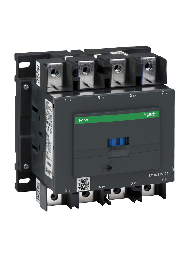 Stycznik mocy TeSys D [AC-3] 115A 4P 4Z cewka 415VAC zaciski skrzynkowe LC1D1150046N5 SCHNEIDER