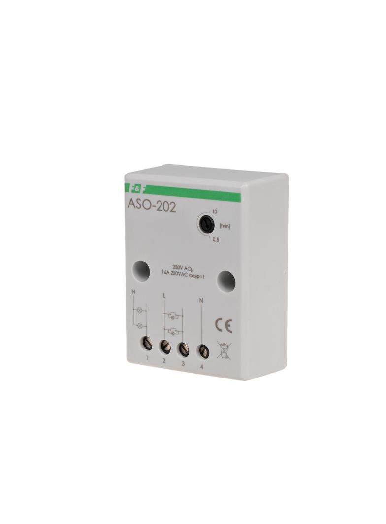 AUTOMAT SCHODOWY Z PRZECIWBLOKADĄ, UN=230V, I=16A, ZACISKI ŚRUBOWE