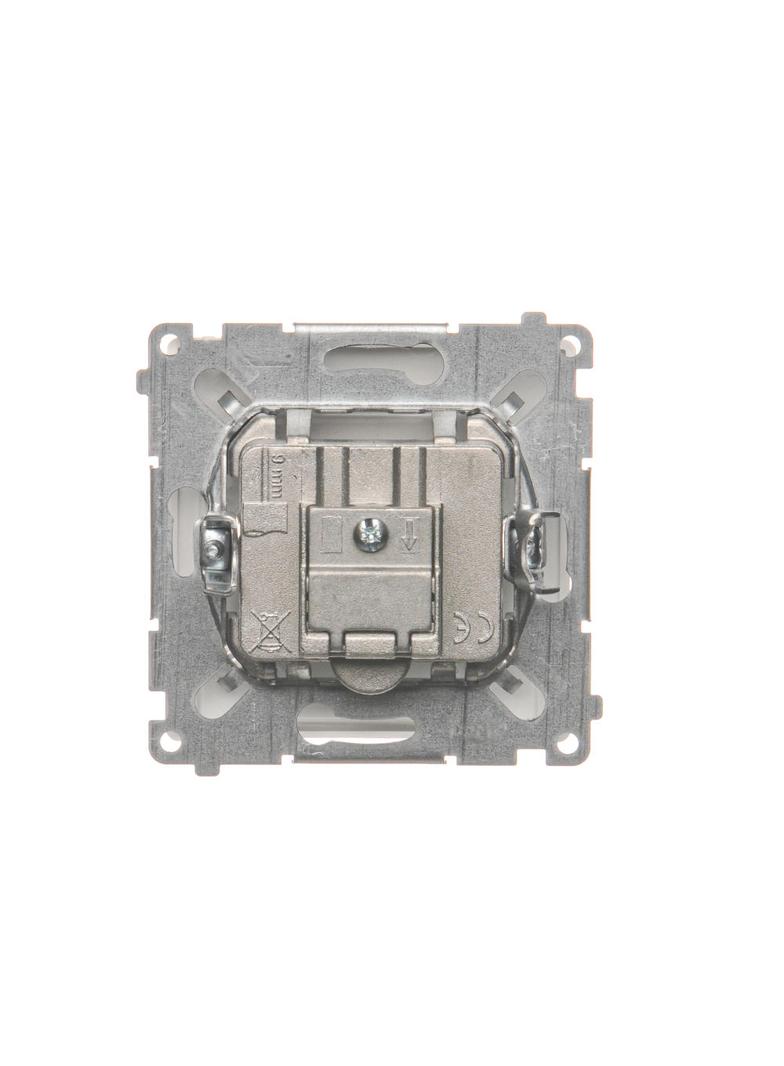 Simon Basic Gniazdo antenowe TV-DATA 1x wejście: 5–1000 MHz biały