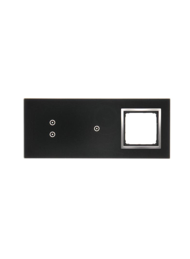 Simon 54 Touch Panel dotykowy S54 Touch 3 moduły 2 pola dotykowe pionowe + 1 pola dotykowe + 1 otwór na osprzęt S54 księżycowa lawa DSTR3310/74 KONTAKT