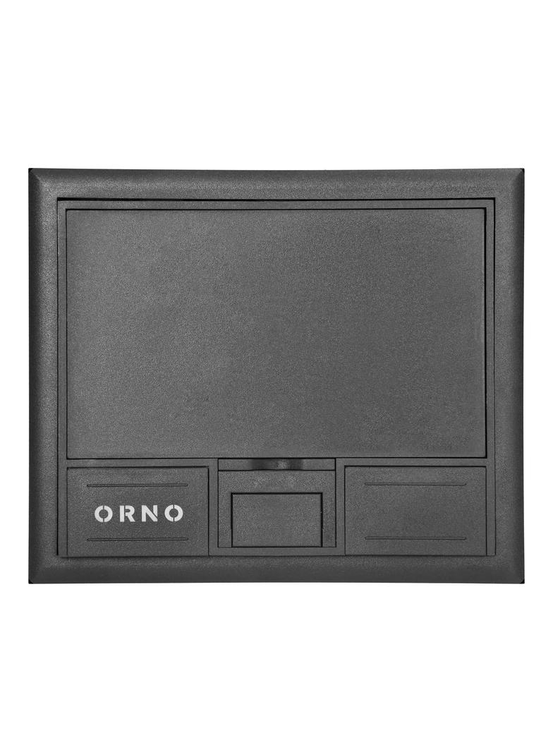 Puszka podłogowa na gniazda modułowe 4 x 45x45mm lub 8 x 22,5x45mm, pokrywa: plastik, czarna