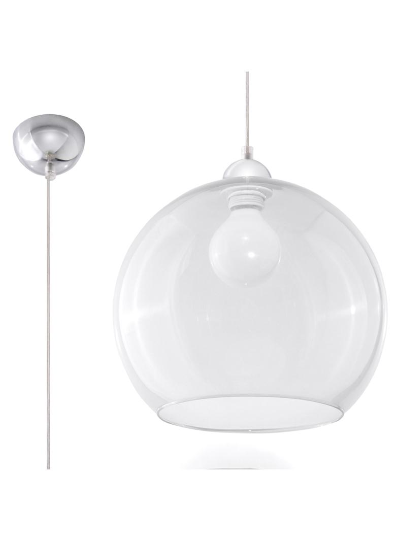 Sollux Lampa wisząca BALL transparentny SL.0248