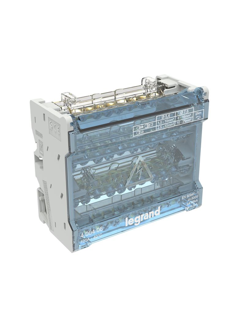 Modułowy Blok Rozdzielczy 6M 4P 100A - 10 Zacisków 400406 LEGRAND
