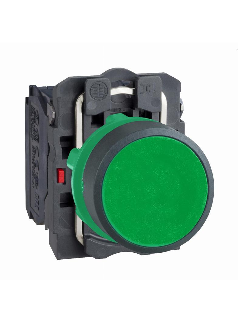 Harmony XB5 Przycisk płaski czarny z samopowrotem bez oznaczenia plastikowy XB5AA35 Schneider