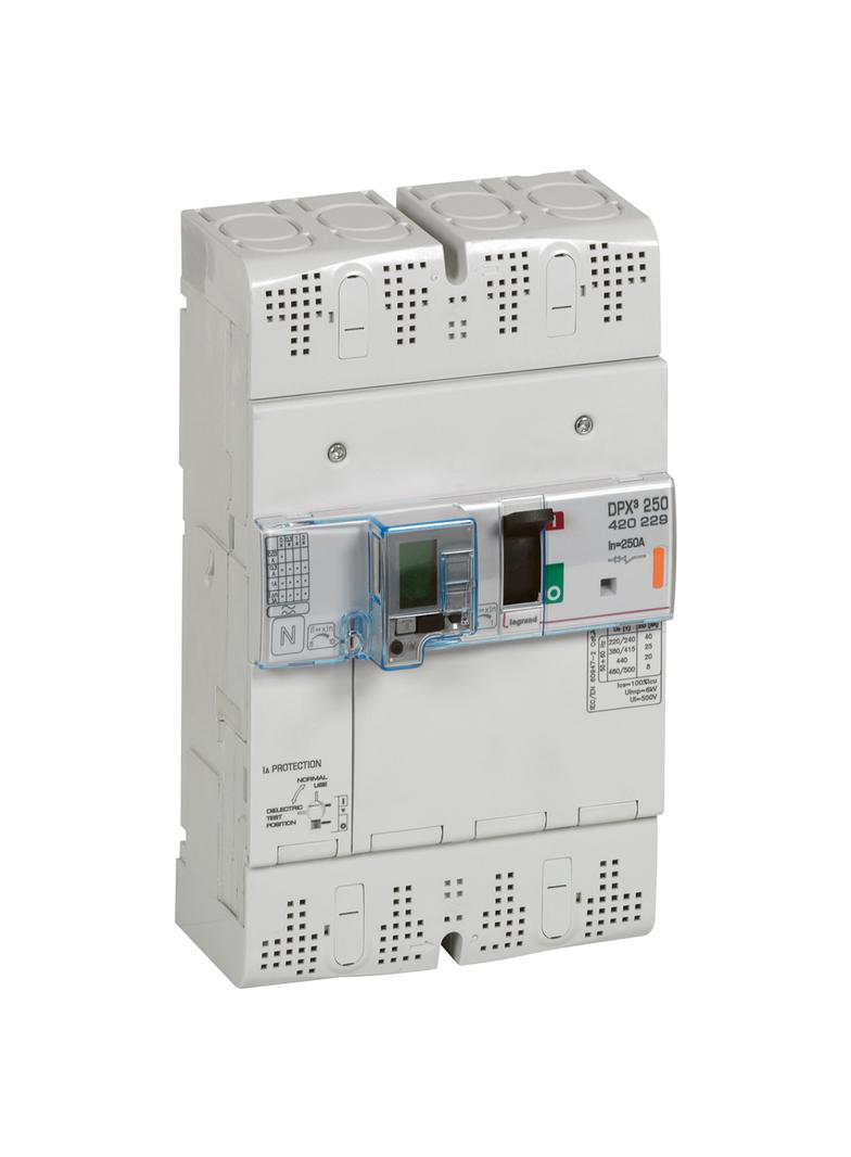 Wyłącznik DPX3 250 Z Zab. R-Pr. 4P 250A 25Ka 420229 LEGRAND