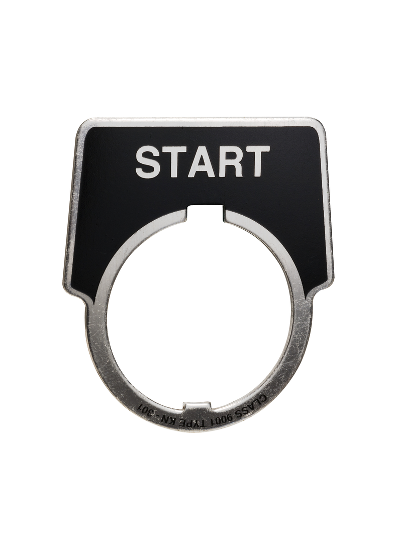 Harmony 9001K Etykieta przycisku 30 mm seria Typ K/SK