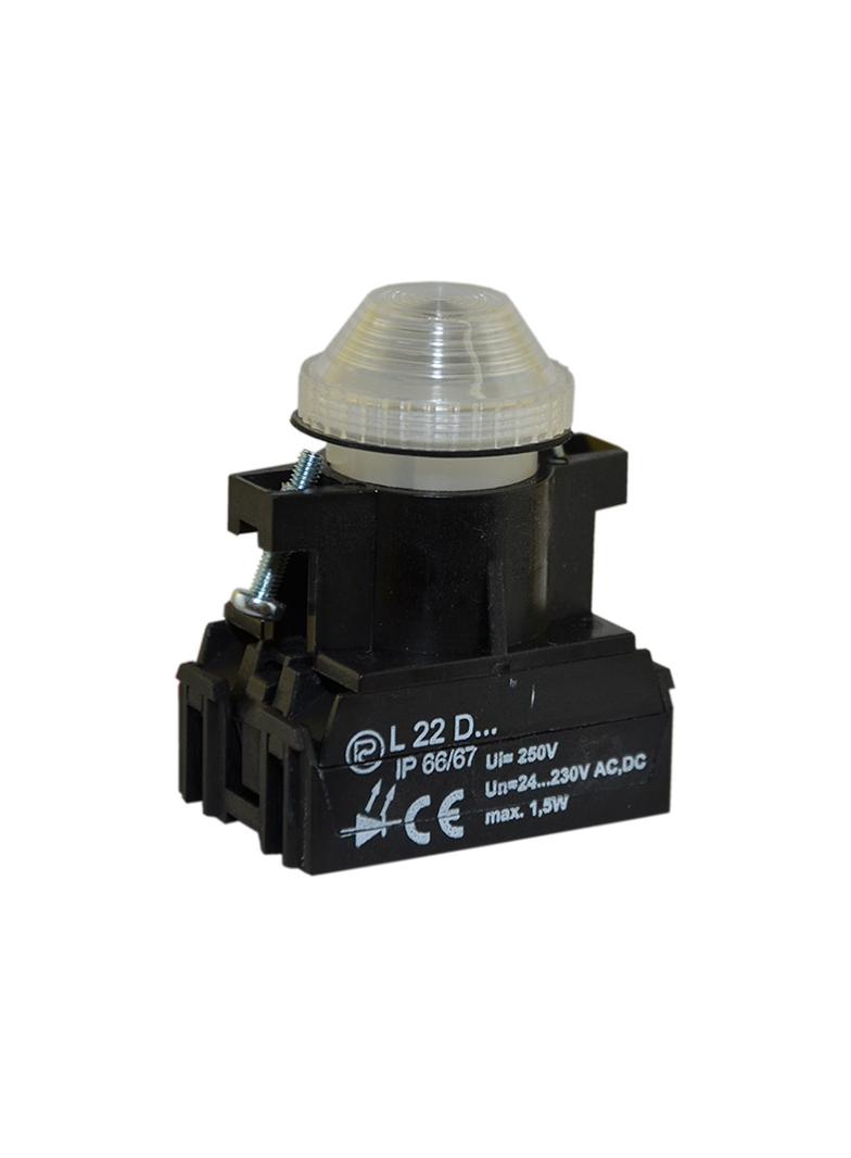 Lampka L22WD 24V-230V żółto-zielona