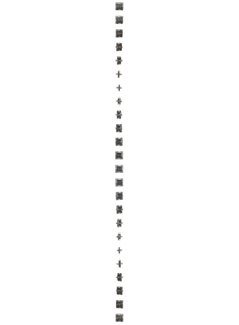 Simon 54 Gniazdo głośnikowe pojedyncze . Przekrój przewodów dla wyjścia do 6 mm2 antracyt DGL2.01/48 KONTAKT