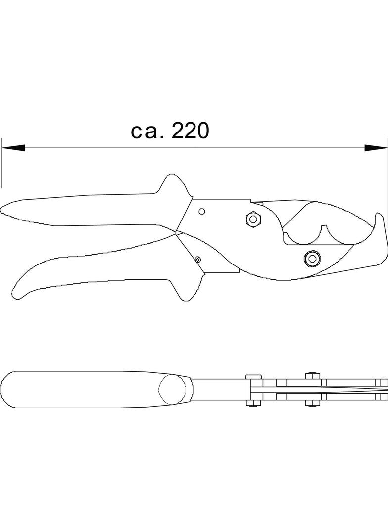 SQ 1632, NOŻYCE DO CIĘCIA QUICK-K 16-32