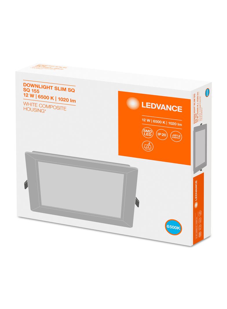 Panel LED Podtynkowy wpuszczany 12W 6500K DOWNLIGHT Slim SQ155 kwadrat 4058075079311 LEDVANCE