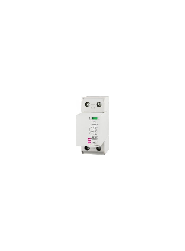 Ogranicznik przepięć T1+T2 (B+C) - iskiernik TEC GSMF T12 275/25 1+0 002440723 ETI