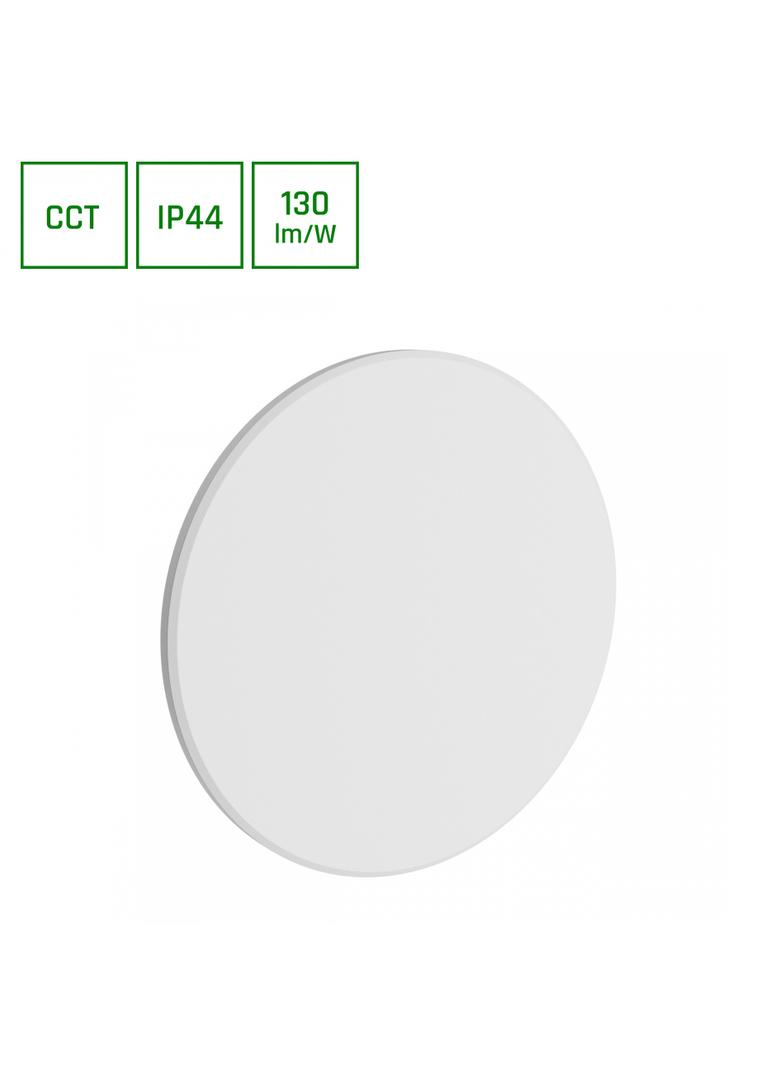 PIATTA 18W CCT 230V IP44 250x47MM BIAŁY OKRĄGŁA ELEWACYJNA