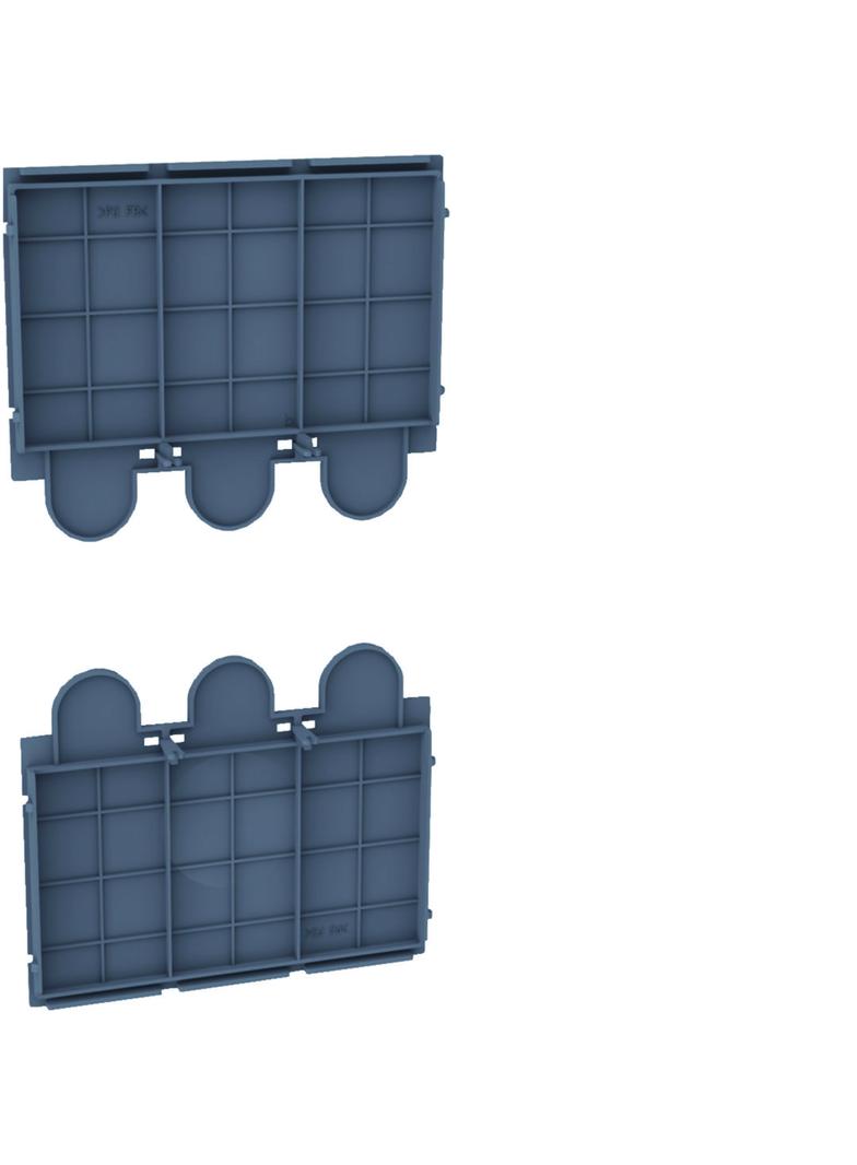 MCCB Tylne pł. izol. przy. prostych P630 3P