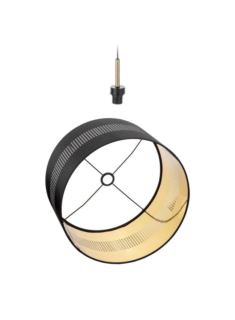 Alessio 1P E27 lampa wisząca max. 60W czarno-złota AD-LD-6243BCE27T ORNO