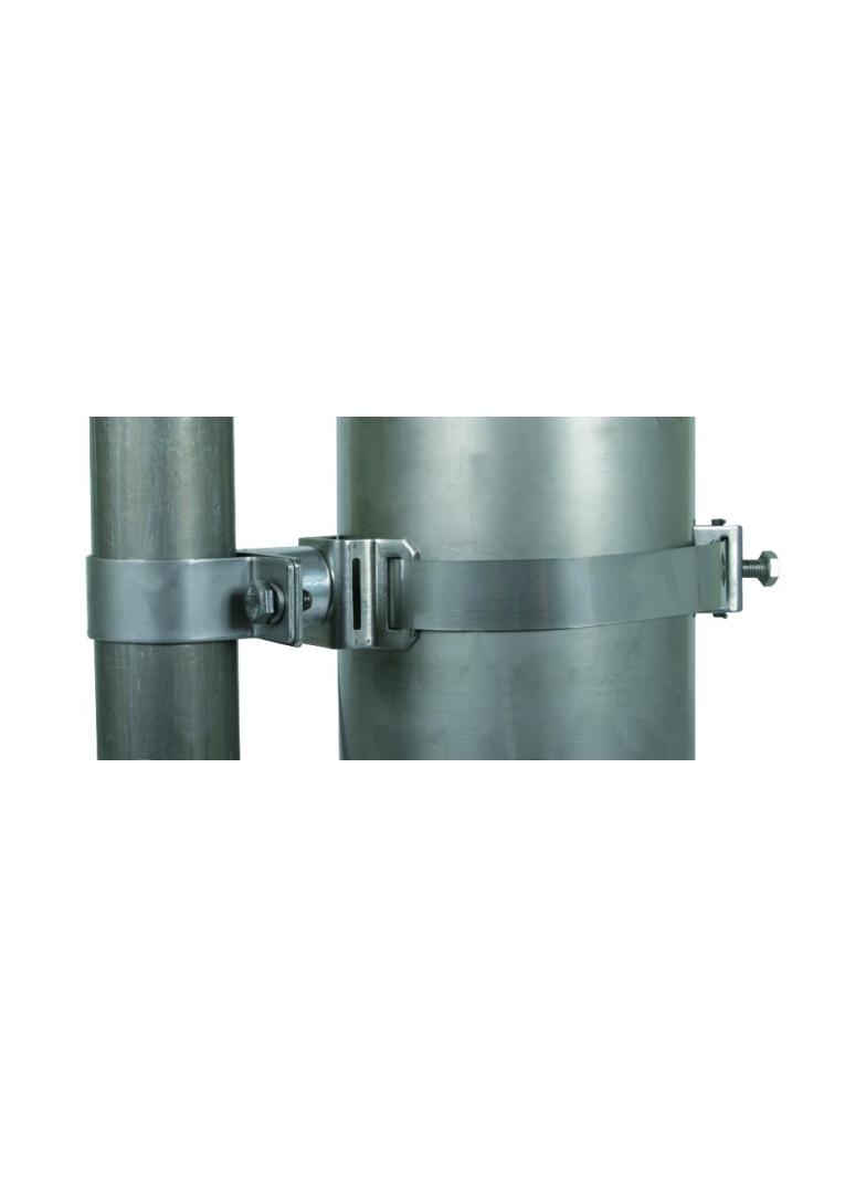 Element mocujący do rur wsporczych, stal nierdzewna NIRO