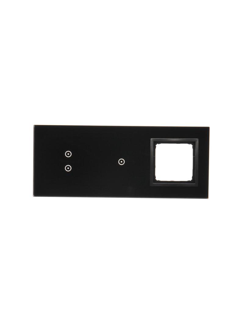 Simon 54 Touch Panel dotykowy S54 Touch 3 moduły 2 pola dotykowe pionowe + 1 pola dotykowe + 1 otwór na osprzęt S54 zastygła lawa DSTR3310/73 KONTAKT