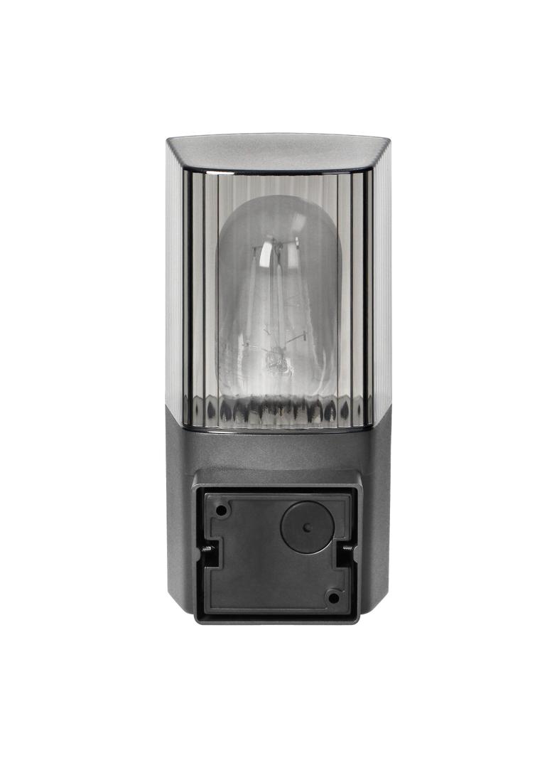 PEONIA oprawa ogrodowa hermetyczna z czujnikiem PIR E27 max. 15W IP54 czarna AD-OP-6581BE27PPR ORNO