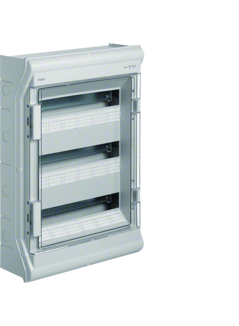 Rozdzielnica modułowa 3x18 natynkowa IP65 Vector VE318L HAGER