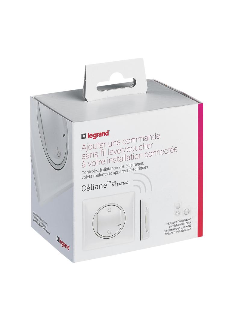 CELIANE WITH NETATMO - ŁĄCZNIK BEZPRZEWODOWY DZIEŃ/NOC BIAŁY, Legrand