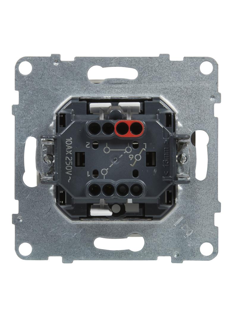 SUNO - Łącznik schodowy - 10 AX - 250 V~ - zaciski automatyczne, Biały, Legrand