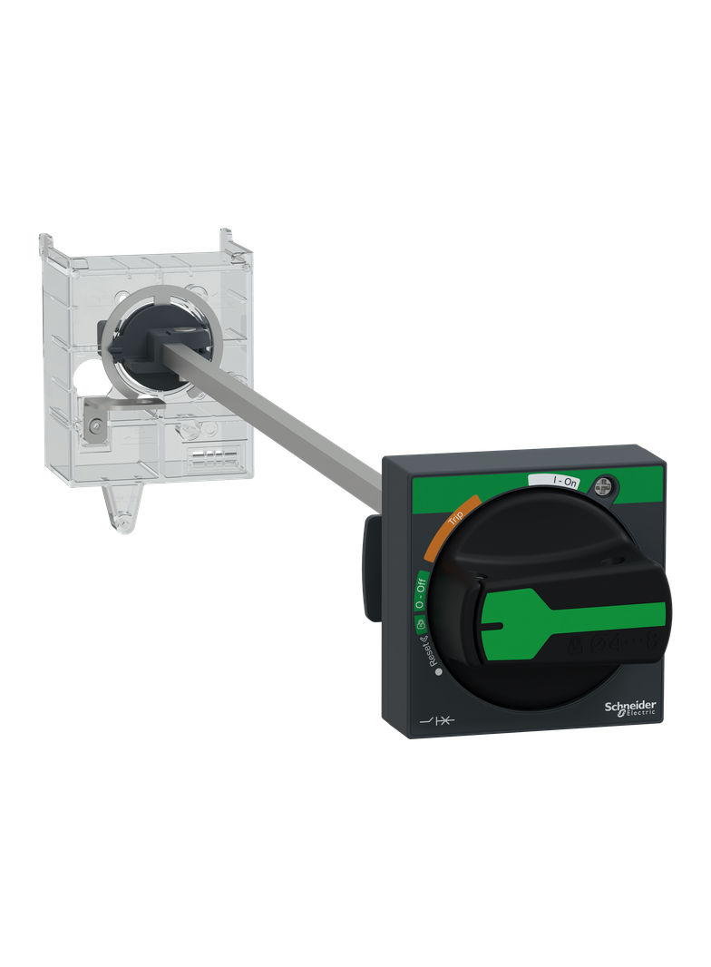 Napęd drzwiowy do wyłącznika silnikowego GV3 czarny IP54