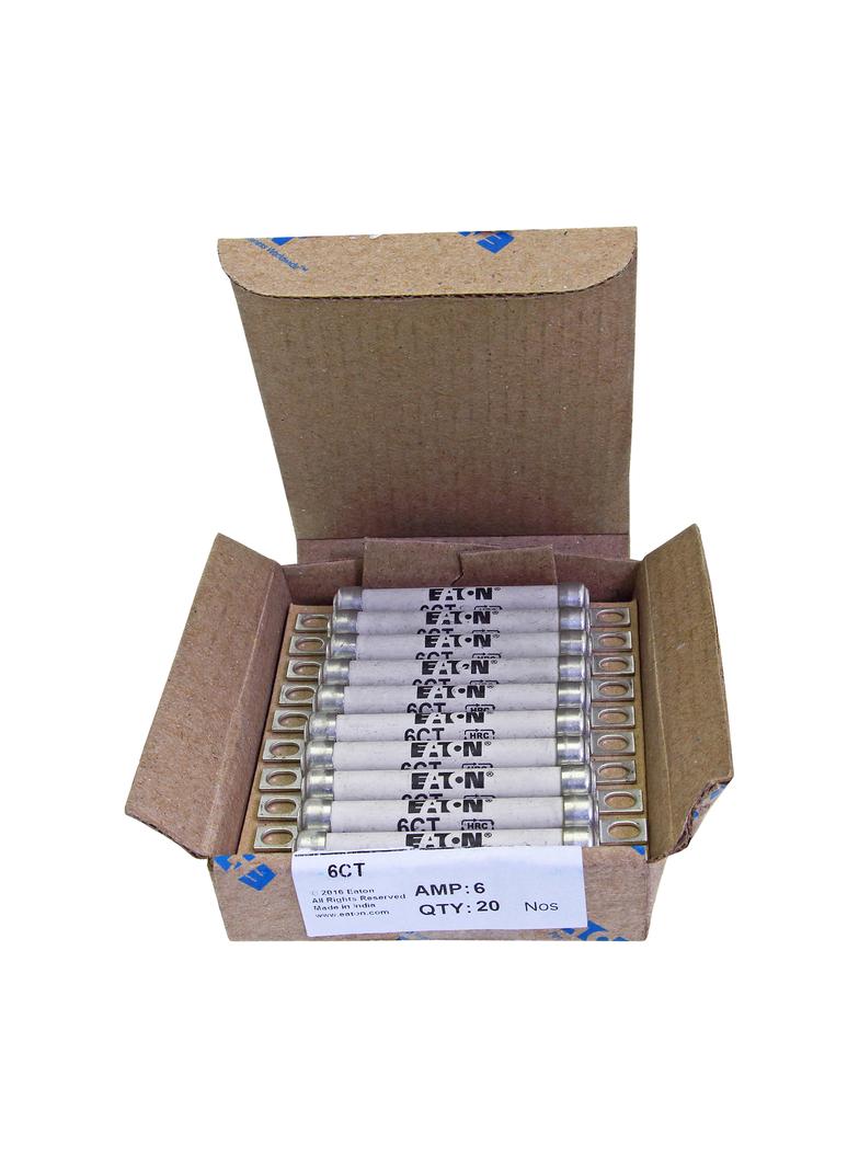 6AMP 690V IEC AC BS88 HIGH SPEED FUSE Wkładka szybka 6A AC 690V DC 500V BS88 9x75 mm aR, 6CT EATON