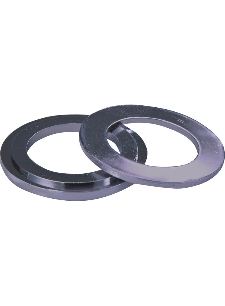 EAR-F/R-Ch - Pierścień adaptacyjny z 30 na 22mm, Chrom, Przedni