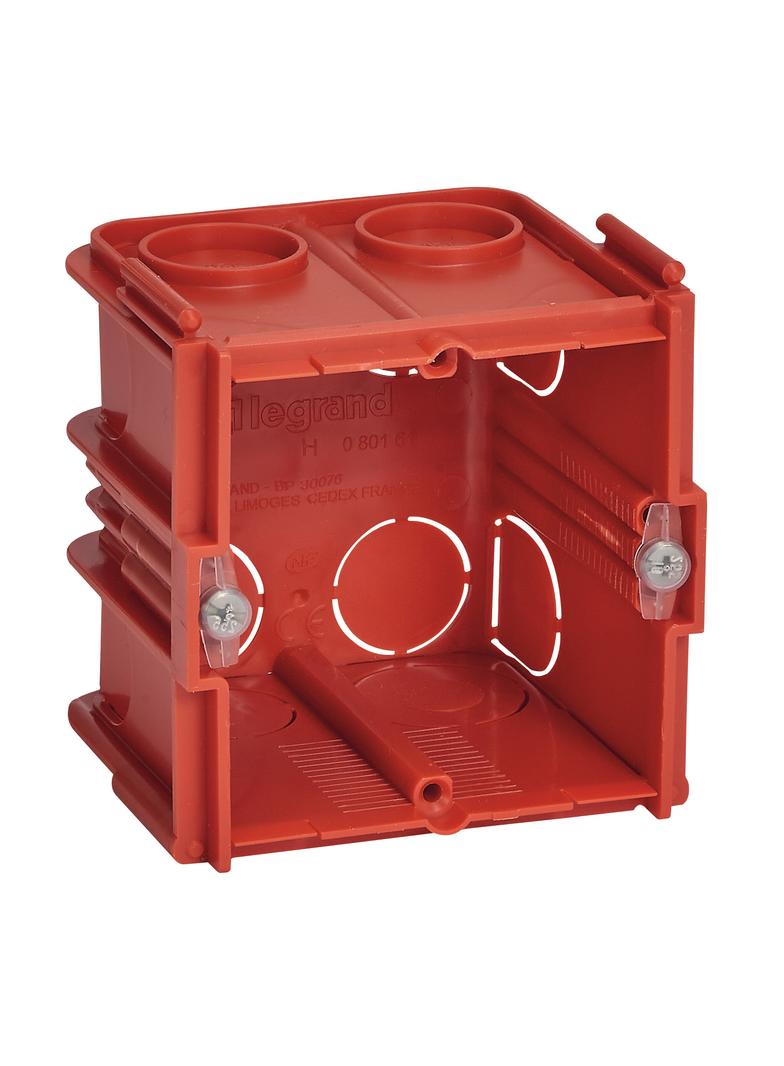 BATIBOX PUSZKA POJEDYNCZA - ŚCIANY MUROWANE DO ŁĄCZENIA W PUSZKI WIELOKROTNE 60 MM, Legrand