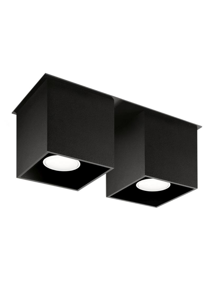 Sollux Plafon QUAD 2 czarny SL.0063