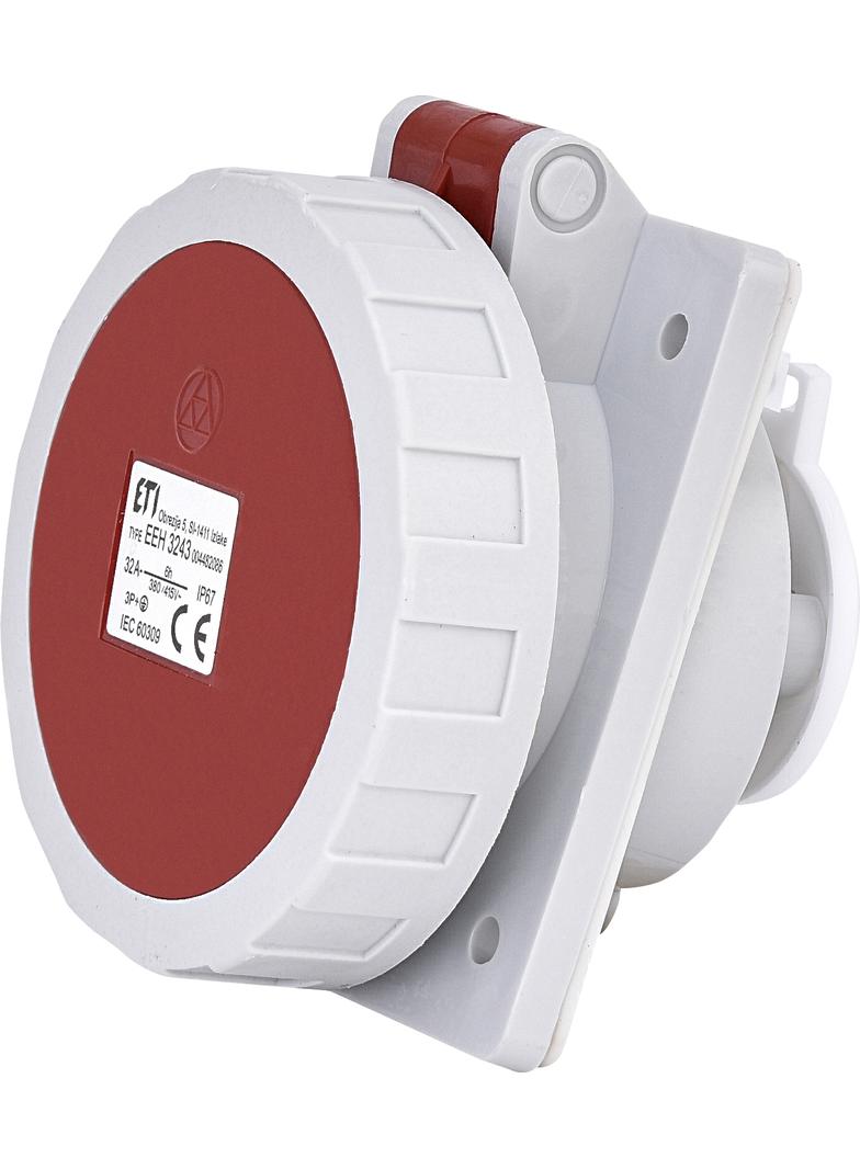 32A 400V 3P+PE Gniazdo tablicowe IP67 EEH 3243 004482086 ETI