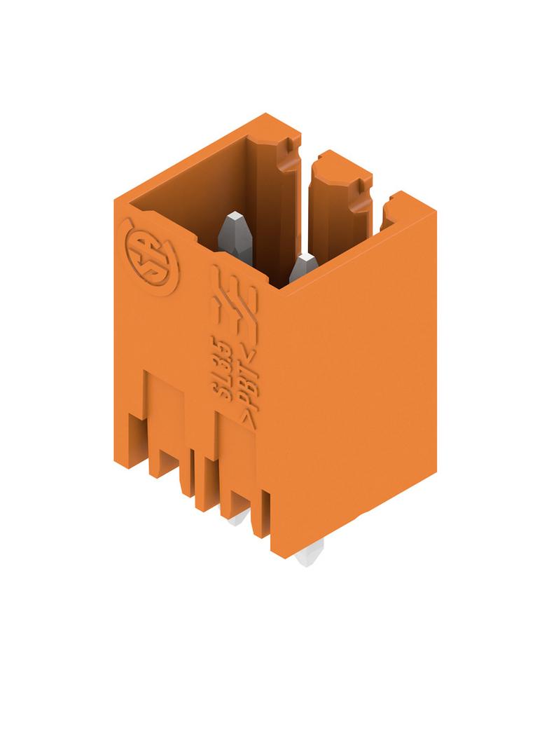 SL 3.50/02/180G 3.2SN OR BX Wtyki PCB (złącza płyty), 3.50 mm, Liczba biegunów: 2, kąt odejścia: 180° /100szt./ 1604470000 WEIDMÜLLER