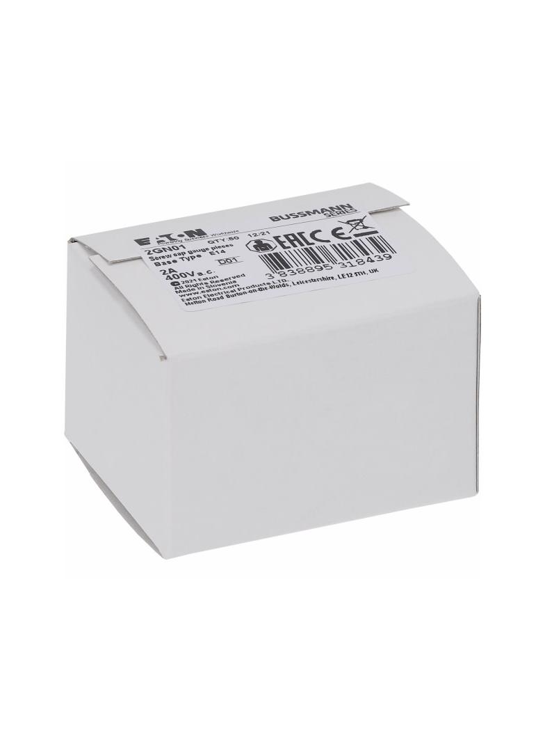 GAUGE PIECE DO1 2A 400V FOR E14 Wstawka kalibrowa D01 2A E14 2GN01 EATON