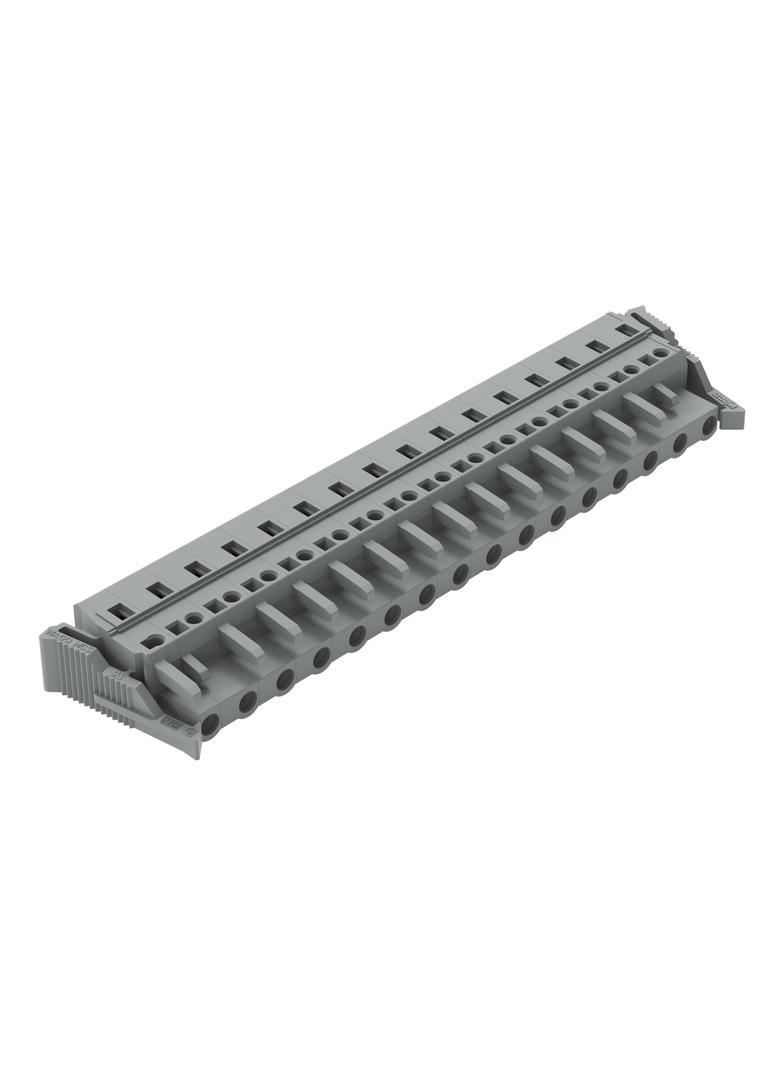 MCS-MIDI Classic gniazdo 16-bieg. szare raster 7,5 mm /10szt./ WAGO