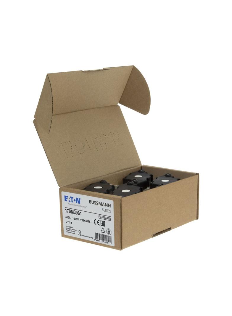 FUSE 400A 1000V 1*BKN/75 AR Wkładka szybka 400A AC 1000V rozmiar 1 43x61x74 mm aR I 170M3961 EATON