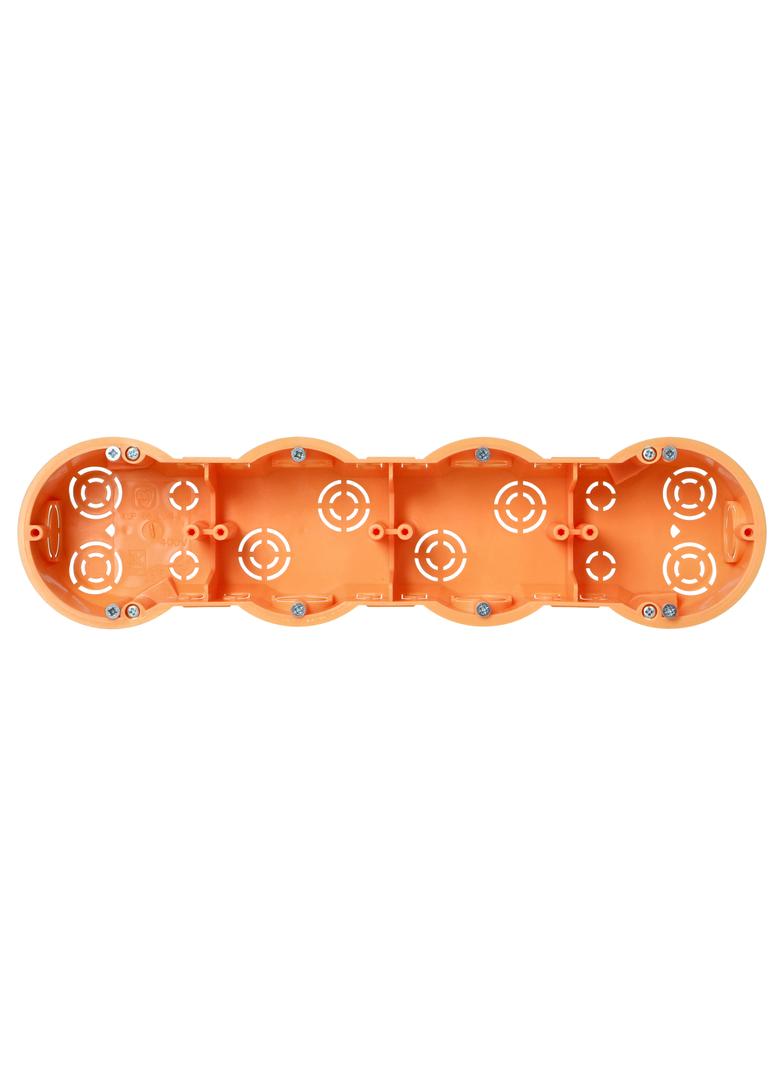 Puszka podtynkowa 60 mm płytka czterokrotna do G/K OR-JB-13813/4 ORNO