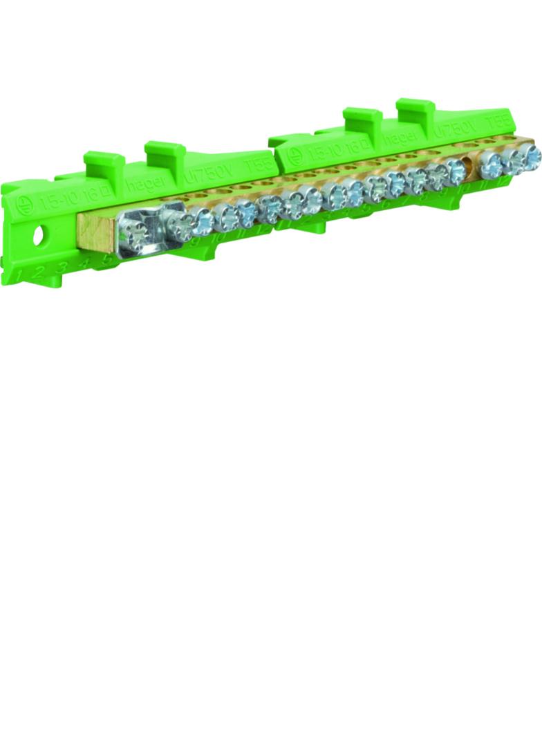 Listwa przyłączeniowa z cokołem ochronna 1x25+8x16+8x10 mm2 KM17E HAGER