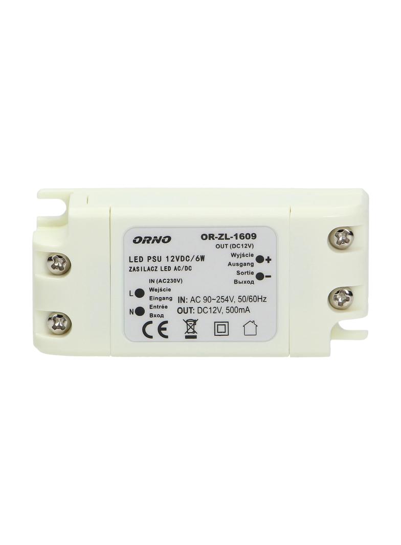 Zasilacz LED 12V DC 6W 0,5A IP20 OR-ZL-1609 ORNO