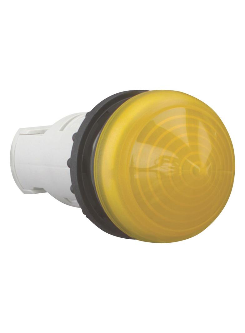M22-LCH-Y Lampka sygnalizacyjna 22mm żółta do żarówek z trzonkiem wystająca 216917 EATON