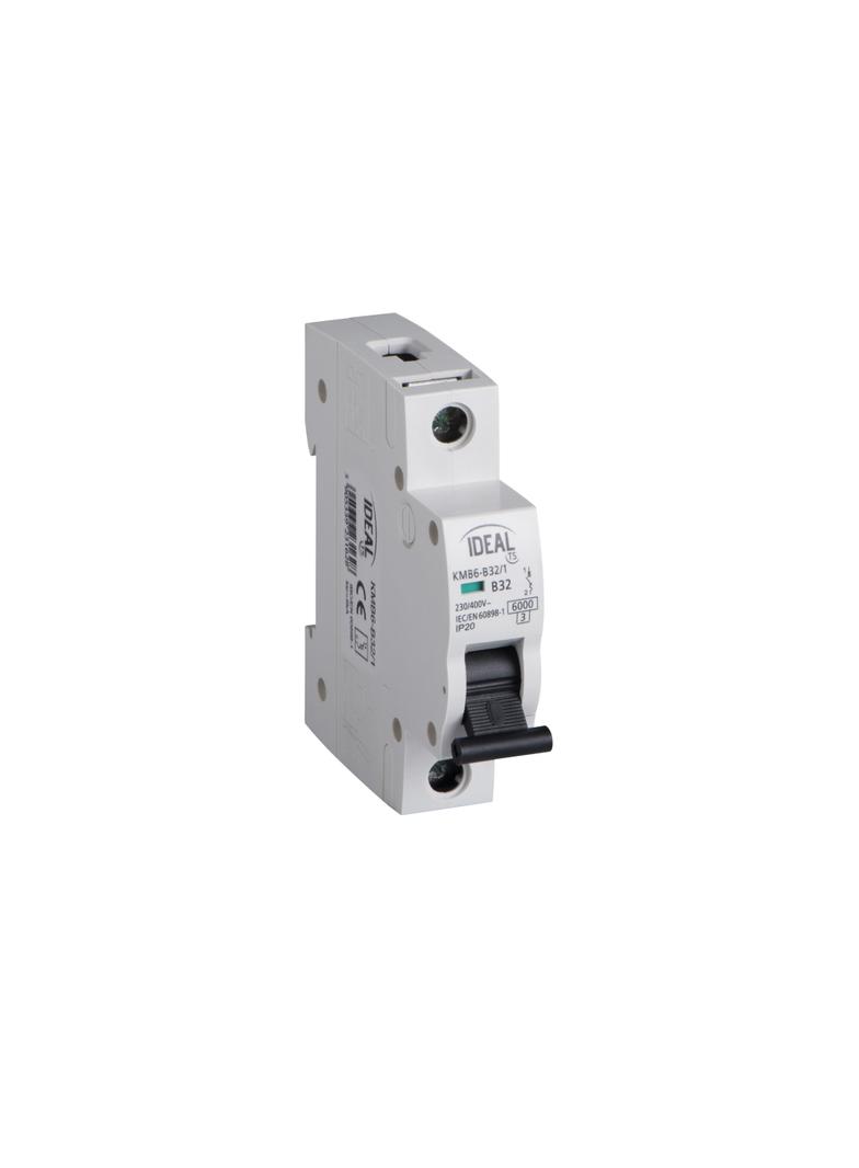 Wyłącznik nadprądowy 6kA 1P B32A KMB6-B32/1 IDEAL 23162 KANLUX