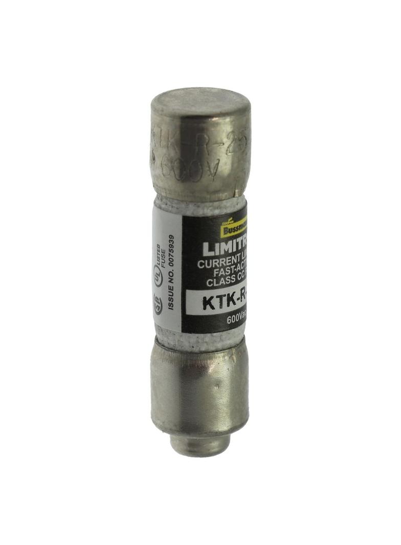 CLASS CC FAST ACTING FUSE 25A 600VAC Limitron Klasa CC KTK-R-25 EATON