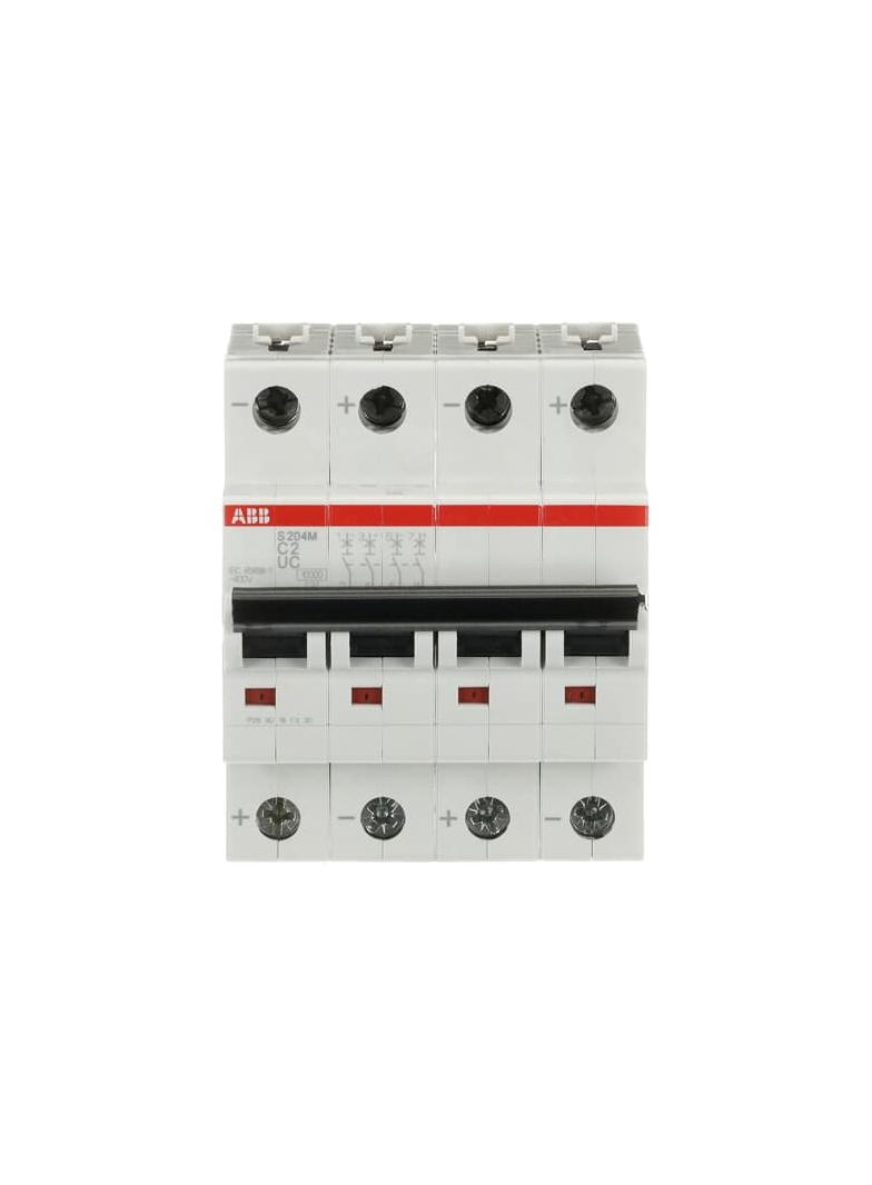 S204M-C2UC Wyłącznik nadprądowy 10kA AC/DC 4P C2A 2CDS274061R0024 ABB