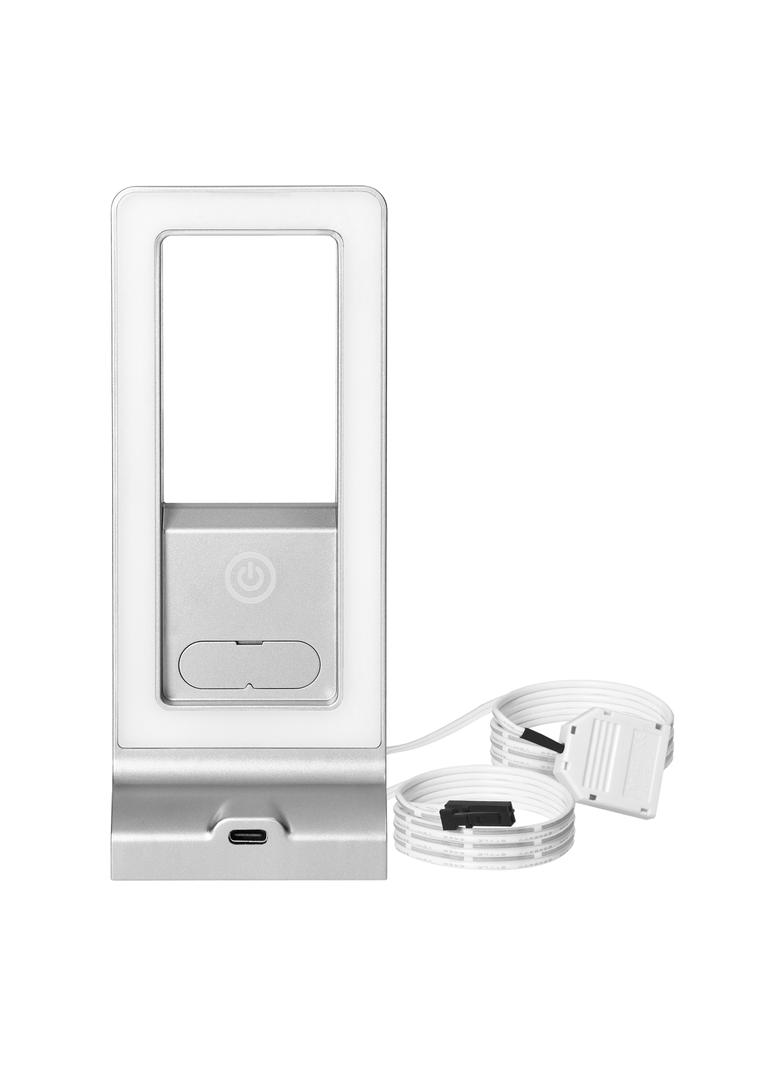 ARTUS zestaw 3 lampek podszafkowych LED, 3x3W, 3x225lm, 4000K, z włącznikiem dotykowym i USB, szare AD-OM-6475L4/G ORNO