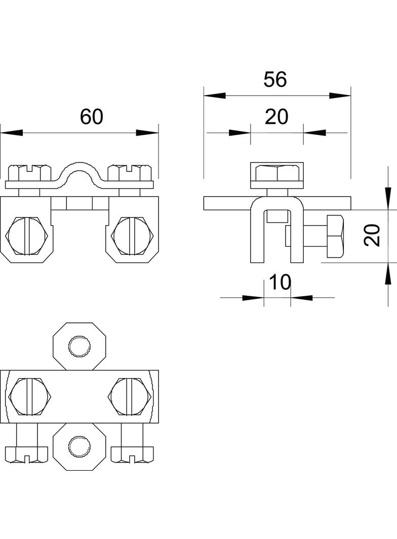 273, ZACISKI DO BLACHY 8/10 OC.OGN.