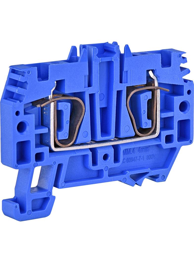 ESP-HMM.4B Złączka sprężynowa 4 mm2 (niebieska)