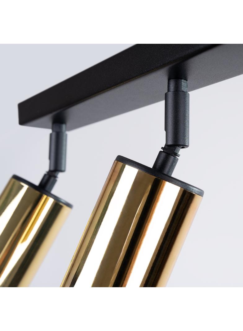 Plafon WINX 3 czarny/złoty