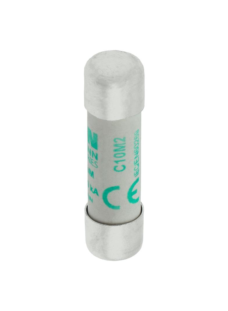 CYLINDRICAL FUSE 10 x 38 2A AM 500V AC Wkładka cylindryczna 10 x 38mm 2A AM 500V AC C10M2 EATON