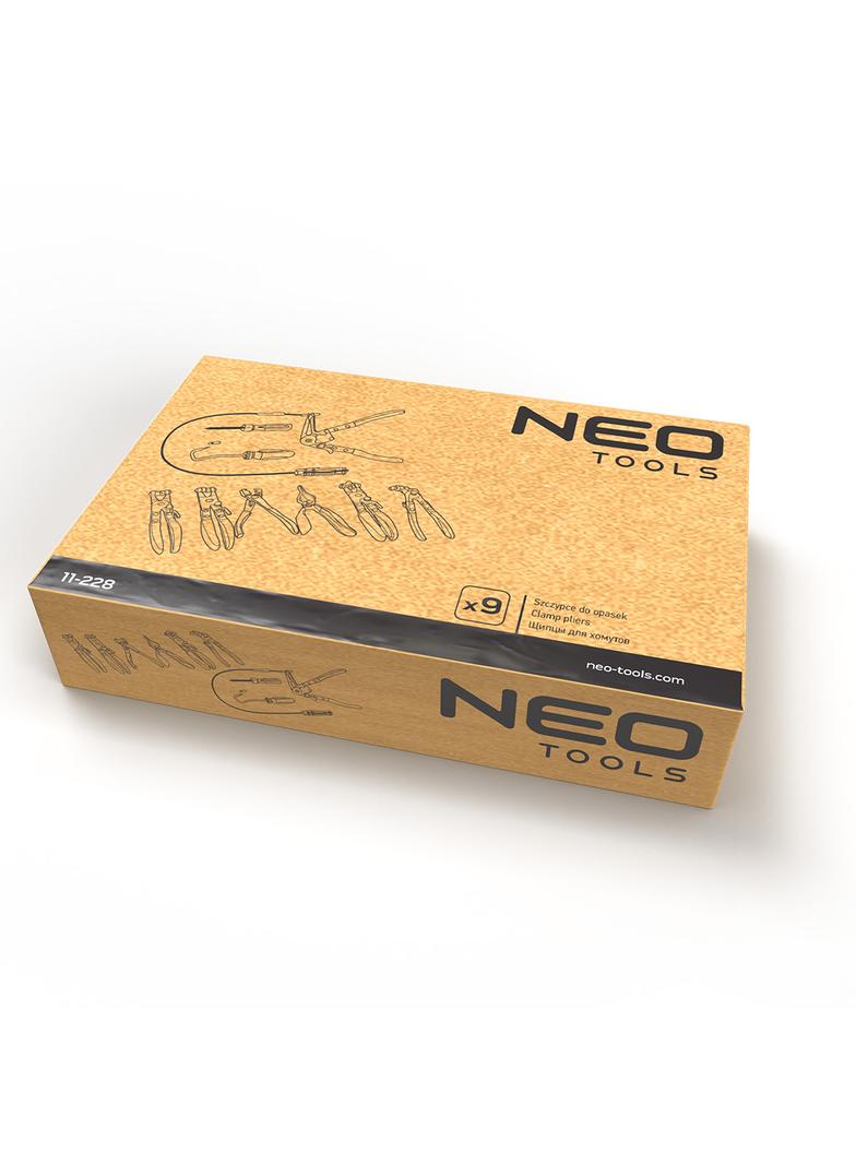 Szczypce do opasek zaciskowych, zestaw 9 szt.