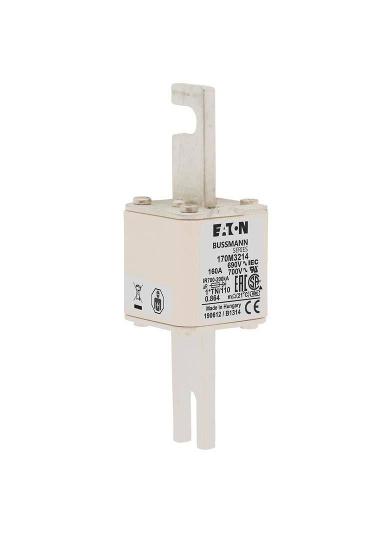 160A 690V 1*TN/110 aR INDICATOR FUSE Wkładka szybka 160A AC 690V compact DIN 1 45x58x134 m 170M3214