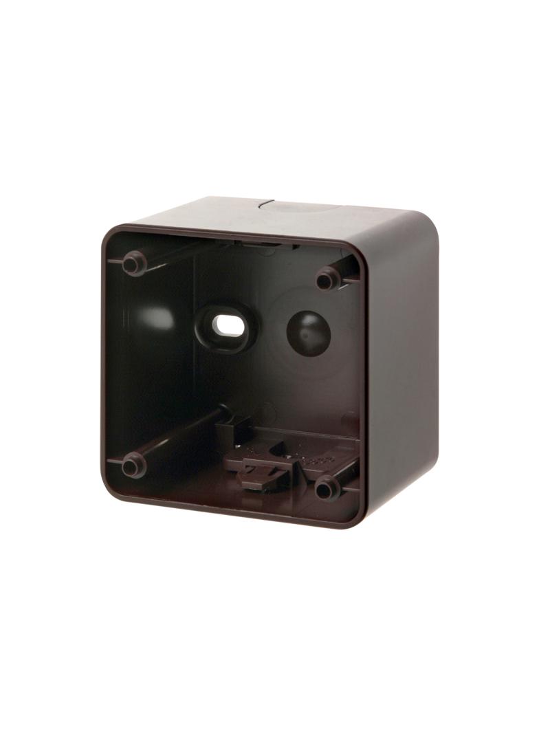 Integro Puszka natynkowa 1-krotna wysoka, brązowy, połysk