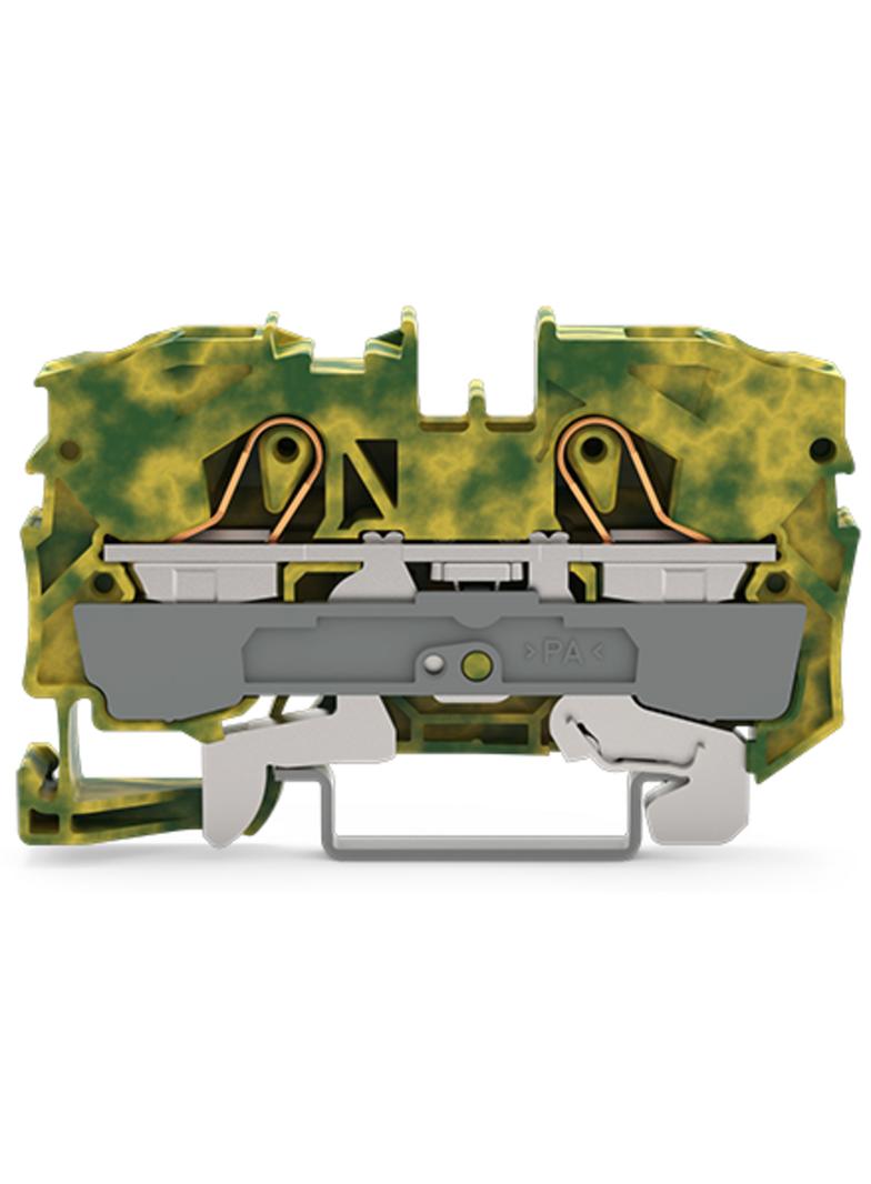 TOPJOBS złączka 2-przewodowa 10 mm2 żółto-zielona